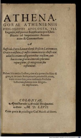 Apologia pro christianis
