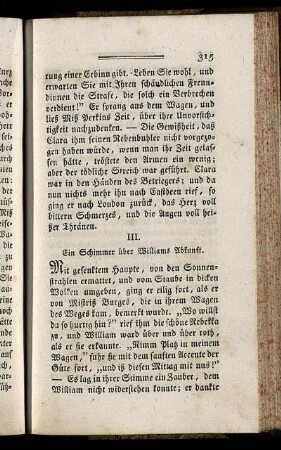III. Ein Schimmer über Williams Abkunft.