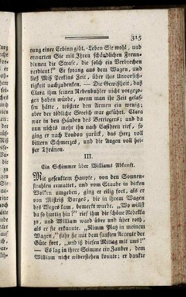 III. Ein Schimmer über Williams Abkunft.