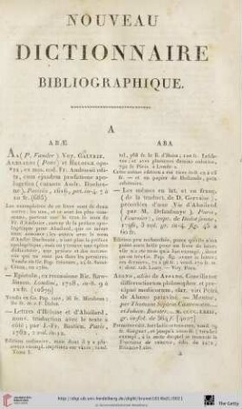 Nouveau dictionnaire bibliographique