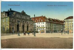 Dresden. Neustädter Markt und Hauptwache