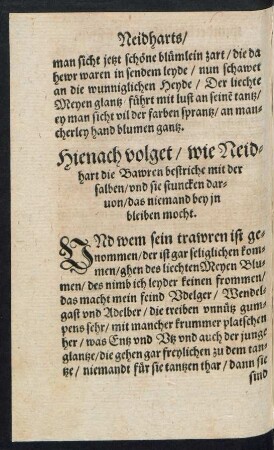 Hienach volget/ wie Neidhart die Bawren bestriche mit der salben ...