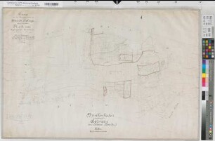 Halingen (Menden), Teilung von Halingen, Brouillonkarte I Flur 11