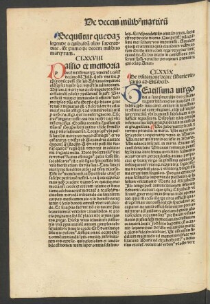 Sequuntur quedam legende a quibusdam aliis superaddite.