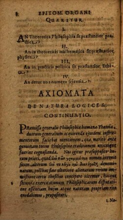 Aristoteles integre resolutus sive tota kyklopaideia, hoc est, logica, metaphysica, physica utraque, mathemat., ethica, politica, oeconom., rhetorica. 1