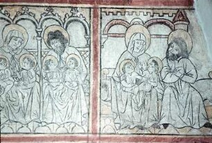 Szenen aus der Genesis und dem Marienleben und Darstellungen der Heiligen Sippe