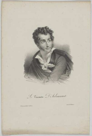 Bildnis des Charles Victor d'Arlincourt