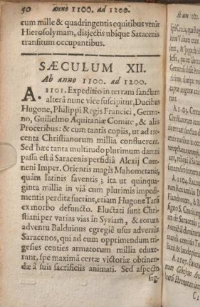 Saeculum XII. Ab anno 1100. ad 1200.
