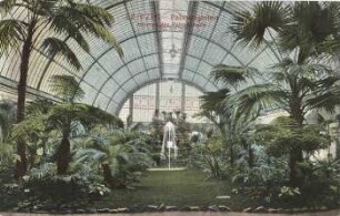 Leipzig: Palmengarten ; Inneres der Palmenhalle