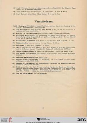 Verschiedenes (Nr.364-379)