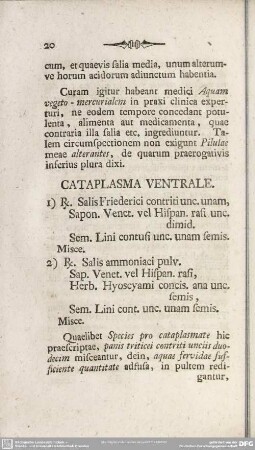 Cataplasma Ventrale