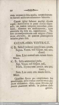 Cataplasma Ventrale