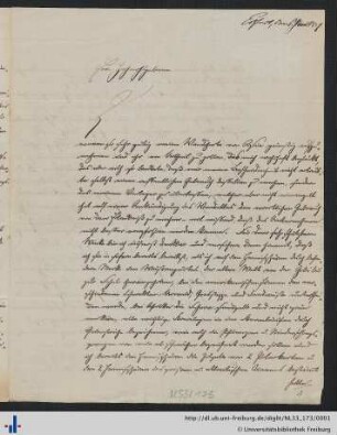 Nachlass Carl Ritter (NL 33/173) : Briefe anderer