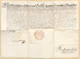 Joseph II. (1741 - 1790) Autographen: Briefe von Kaiser Joseph II. an verschiedene Adressaten - BSB Autogr.Cim. Joseph , 3. Joseph II. (1741 - 1790) Autographen: Brief von Kaiser Joseph II. an N. N. - BSB Autogr.Cim. Joseph .3