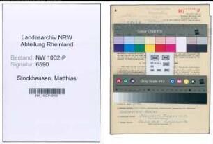 Entnazifizierung Matthias Stockhausen , geb. 06.09.1912 (Verw.Angest.)