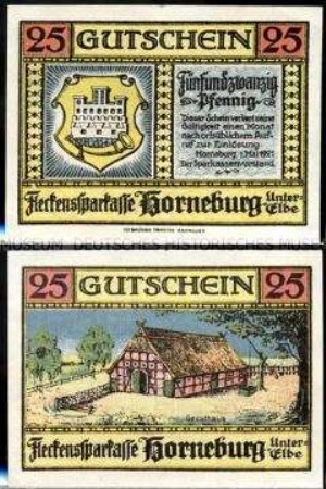 Horneburg 25 Pfennig, Notgeldserie