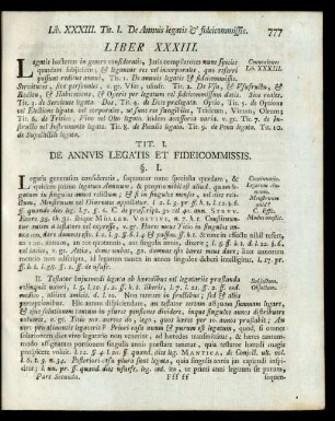 Liber XXXIII.