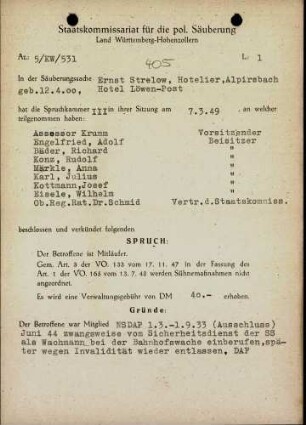 Strelow, Ernst