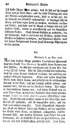 Montreal, den 20. Nov. 1776