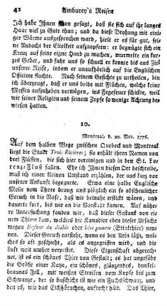 Montreal, den 20. Nov. 1776