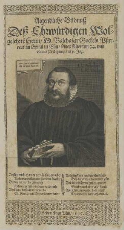 Bildnis des Balthasar Gockel