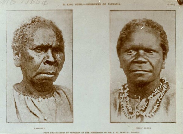 "Aborigines of Tasmania."