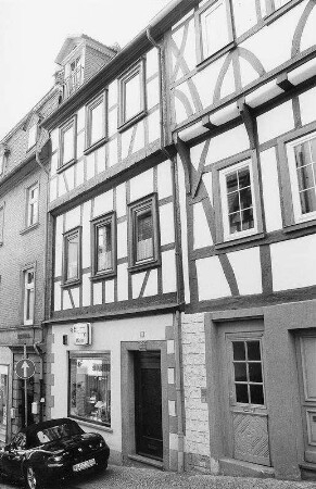 Wohnhaus, Fachwerk; Gelnhausen, Kuhgasse 19