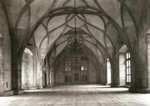 Prag (Praha/Tschechien). Hradschin. Wladislaw-Saal (1487/1500; B. Ried). Der Saal ist 62 m lang, 16 m breit und 13 m hoch
