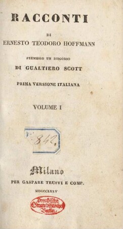 [21]: Racconti di Ernesto Teoodro Hoffmann