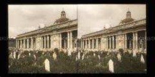 Galerie auf dem Friedhof Cimitero Monumentale della Certosa, Bologna