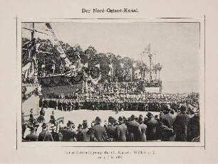 Nord-Ostsee-Kanal - Grundsteinlegung (1887)