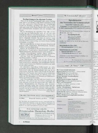 Beobachtungen im eigenen Garten