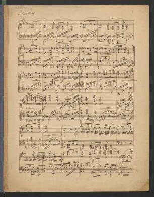 Andantino; pf; cis-Moll