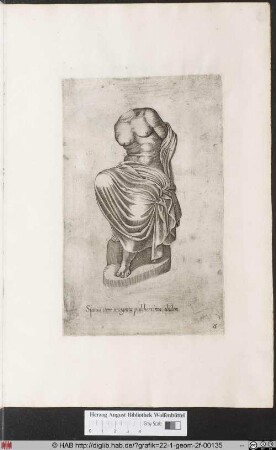 Statue eines Mannes.