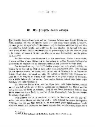 III. Das preußische Kadetten-Corps