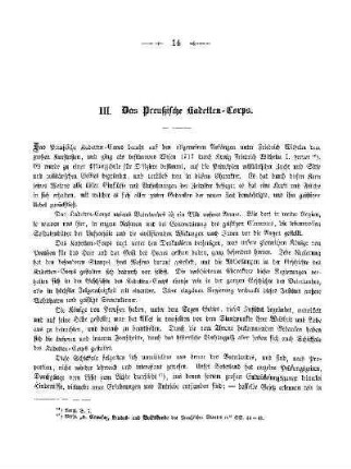 III. Das preußische Kadetten-Corps