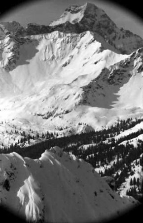Oberstdorf: Nebelhorn; Alpenpanorama von West nach Süd, vom Nebelhorn