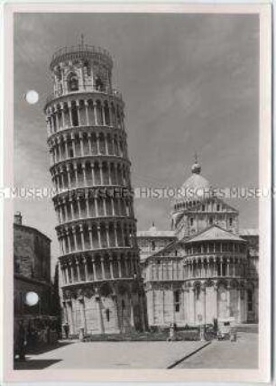 Pisa, Schiefer Turm, Apsis des Domes Santa Maria Assunta