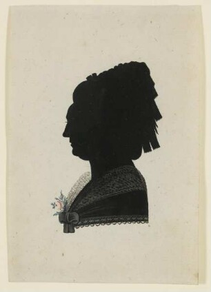 Zwei Damen — Silhouettenbild