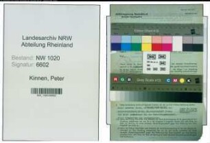 Entnazifizierung Peter Kinnen , geb. 00.00.0000 (Jurist)