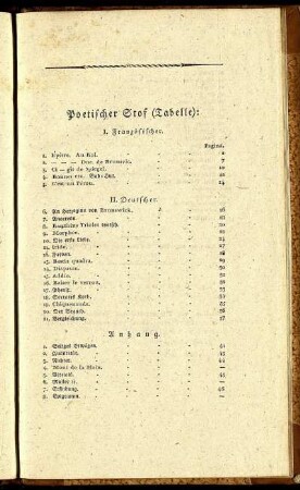 Poetischer Stof (Tabelle).