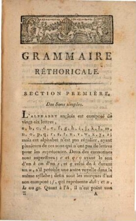 Traité sur la prononciation Angloise