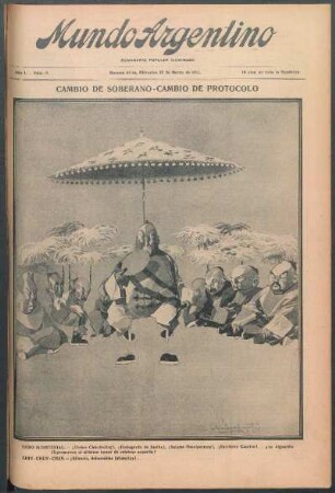 Cambio de soberano - Cambio de protocolo [Caricatura]