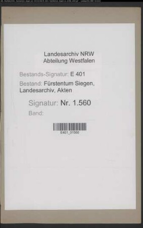 Angelegenheiten der Eingesessene zu Helgersdorf