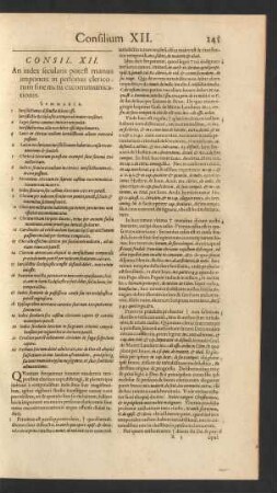 Consil. XII.