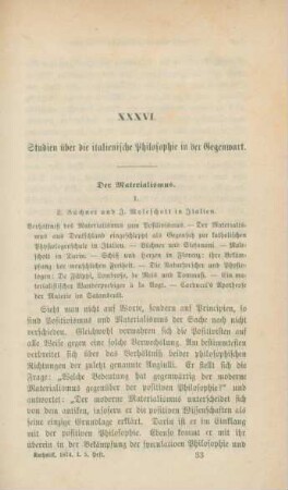 513-542 Studien über die italienische Philosophie in der Gegenwart