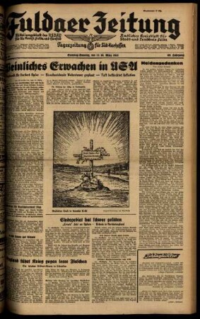 Ausgabe vom Samstag, den 15. März 1941.