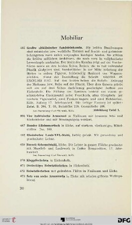 Mobiliar (Nr. 465-534)