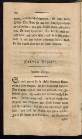 Drittes Kapitel. Innere Kämpfe.