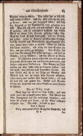 Den 27 März 1778.